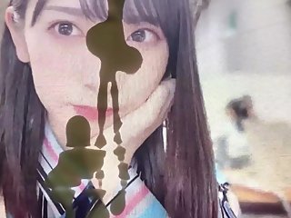 ???46 ???? ?????Kanemura Miku Bukkkake Hinatazaka46